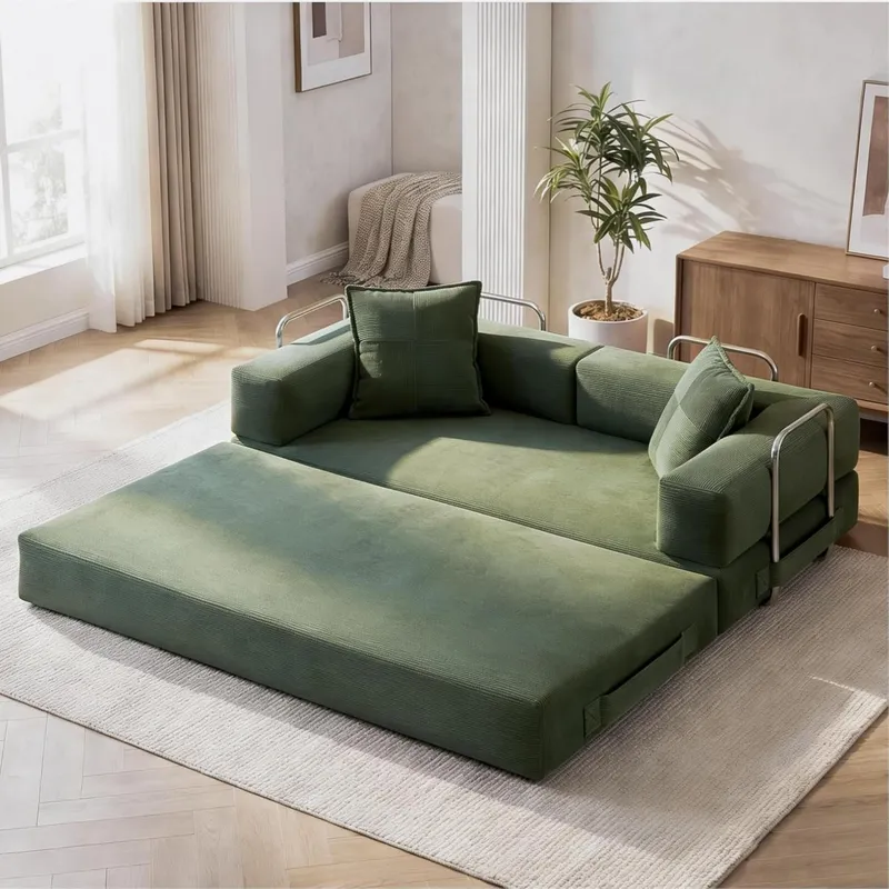 GRUSIGN 78 Inch Convertible Sofa Bed